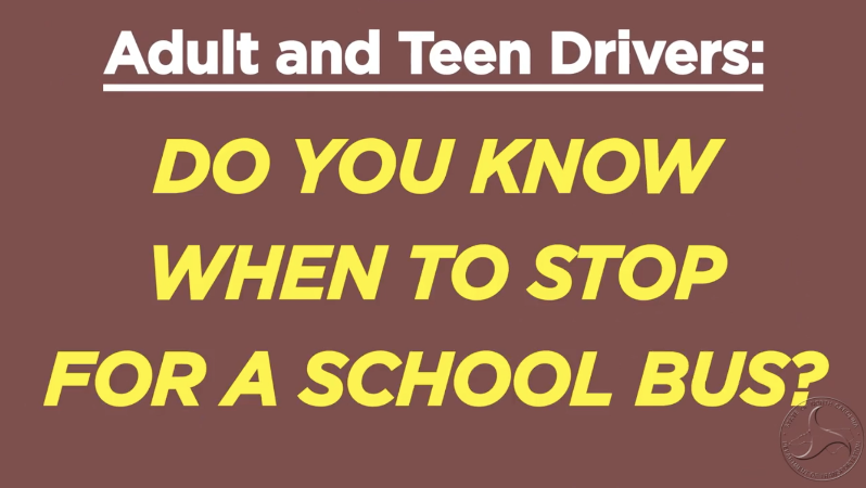 Stop For Busses - NCDOT