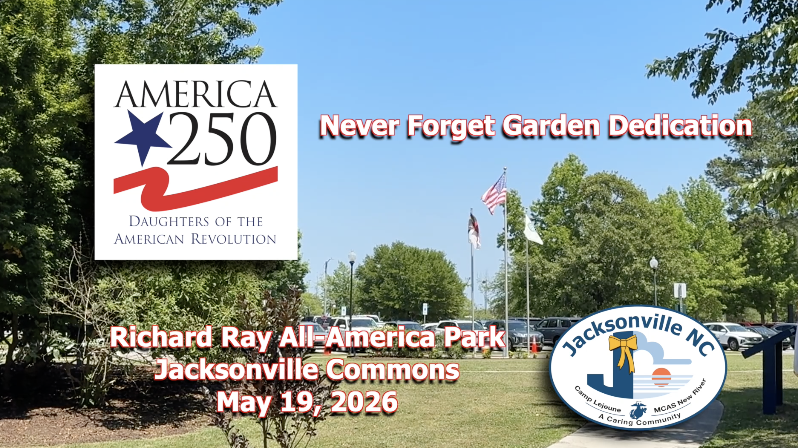 Never Forget Garden Dedication - 5-19