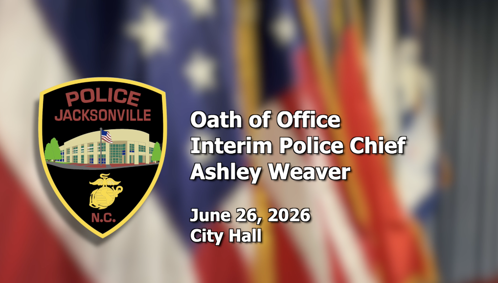 Oath of Office - Interim Police Chief Ashley Weaver  6-26