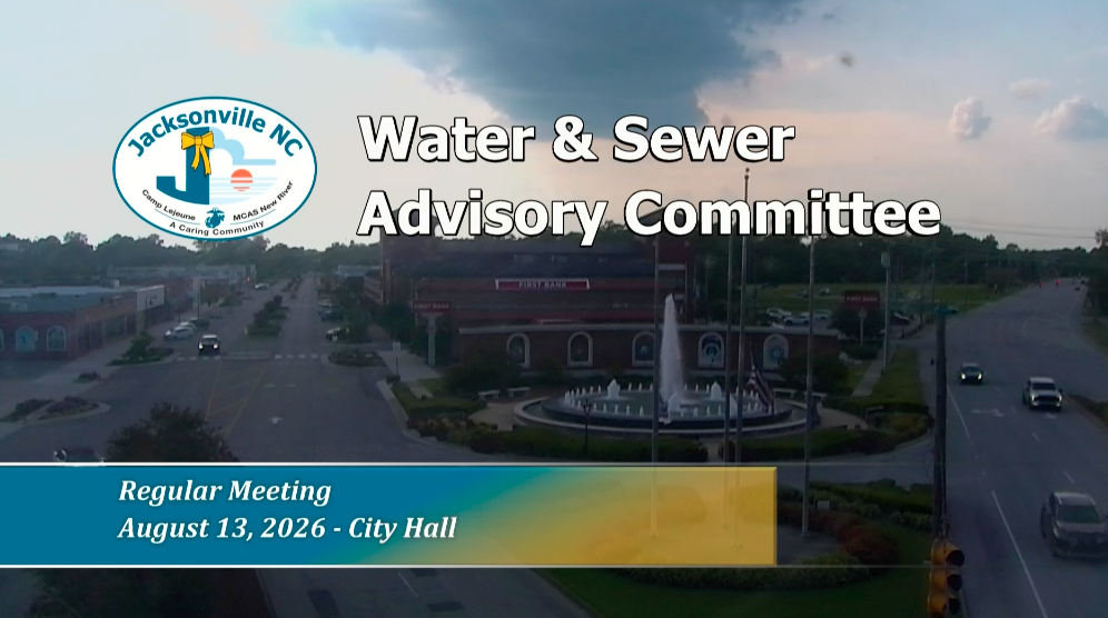 Water & Sewer Advisory Committee 8-13