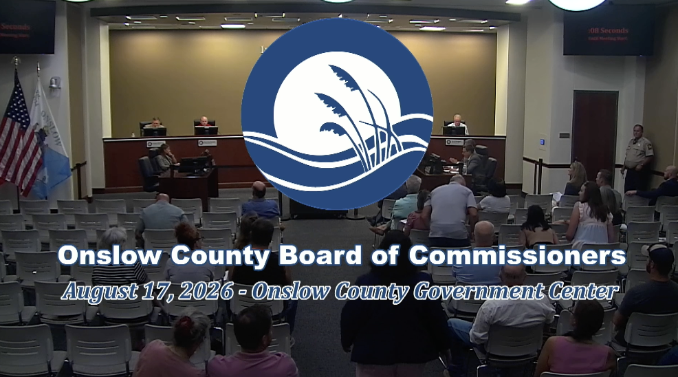 Onslow Commissioners Meeting 8-17
