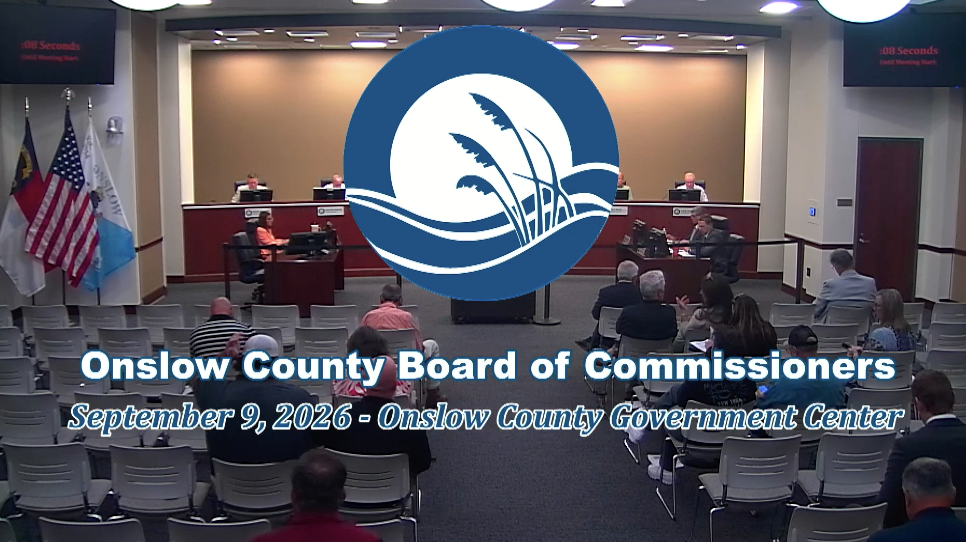 Onslow Commissioners Meeting 9-9